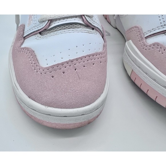 New Balance Shoes Womens Sz 5 550 Pink Suede White Leather GSB550CD - Picture 7 of 14